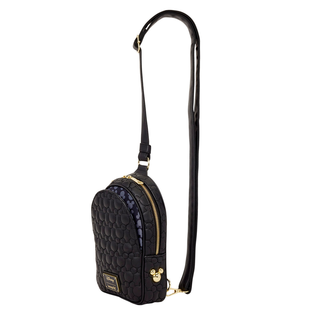 Loungefly Disney Mickey Mouse Silhouette Sling Crossbody Bag
