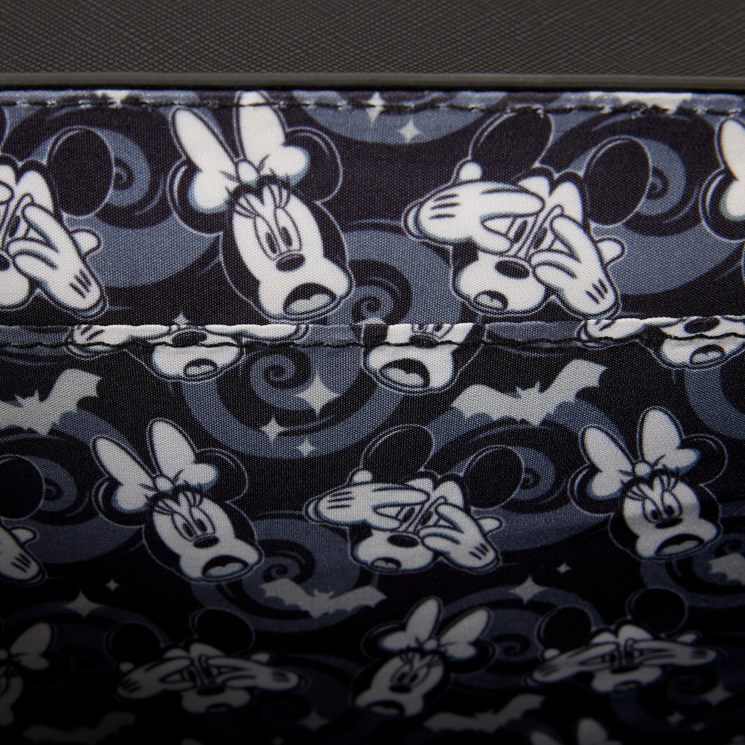 Loungefly Disney Mickey & Minnie Spiderweb & Bats Crossbody Bag