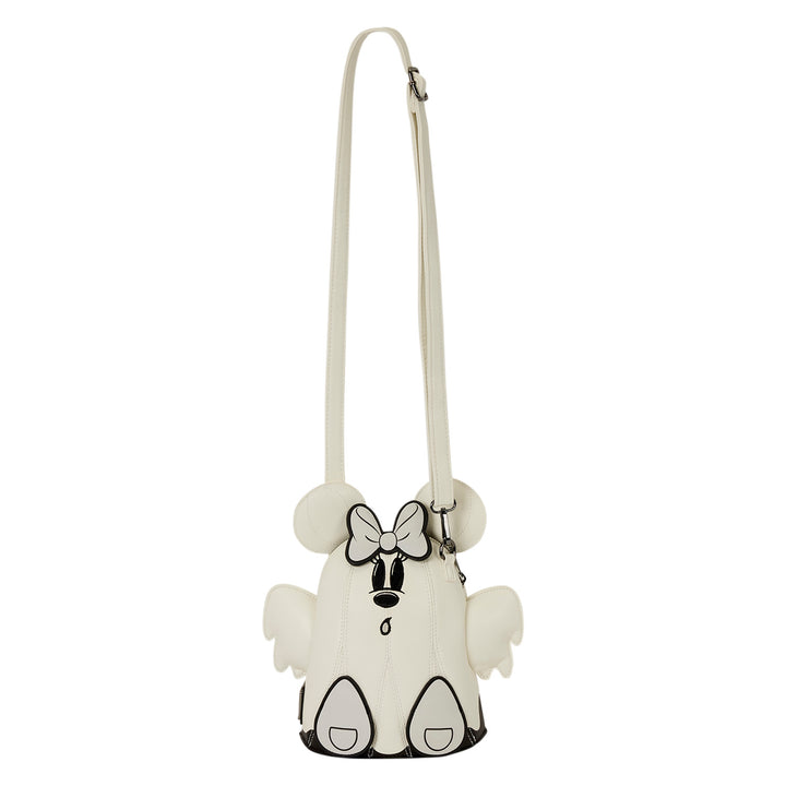 Loungefly Disney Mickey & Minnie Mouse Ghost Glow Figural Crossbody Bag