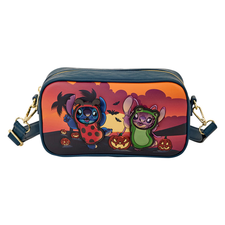 Loungefly Disney Lilo &  Stitch Stitch and Angel Halloween Costumes Crossbody Bag