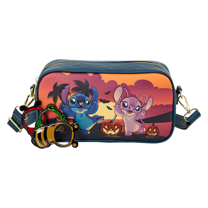Loungefly Disney Lilo &  Stitch Stitch and Angel Halloween Costumes Crossbody Bag