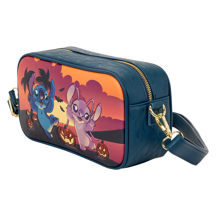 Loungefly Disney Lilo &  Stitch Stitch and Angel Halloween Costumes Crossbody Bag