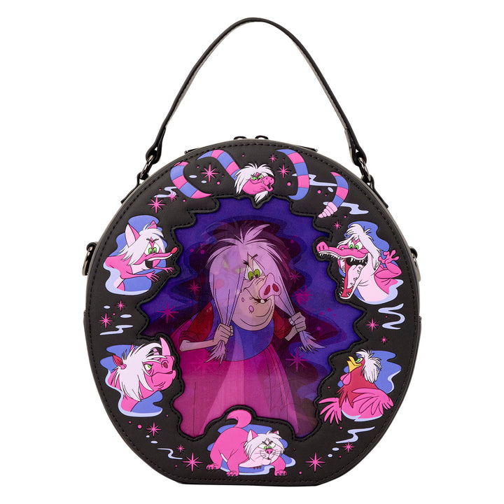 Loungefly Disney Villains Madam Mim Lenticular Crossbody Bag