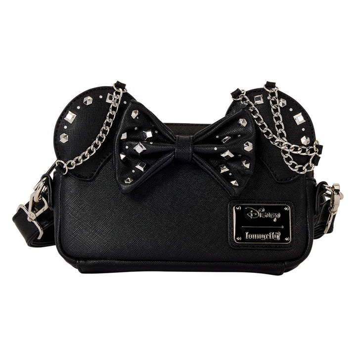 Loungefly Disney Minnie Mouse Studs & Chains Sling Crossbody Bag