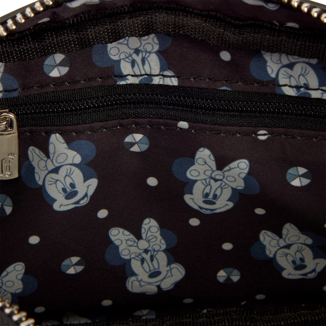 Loungefly Disney Minnie Mouse Studs & Chains Sling Crossbody Bag