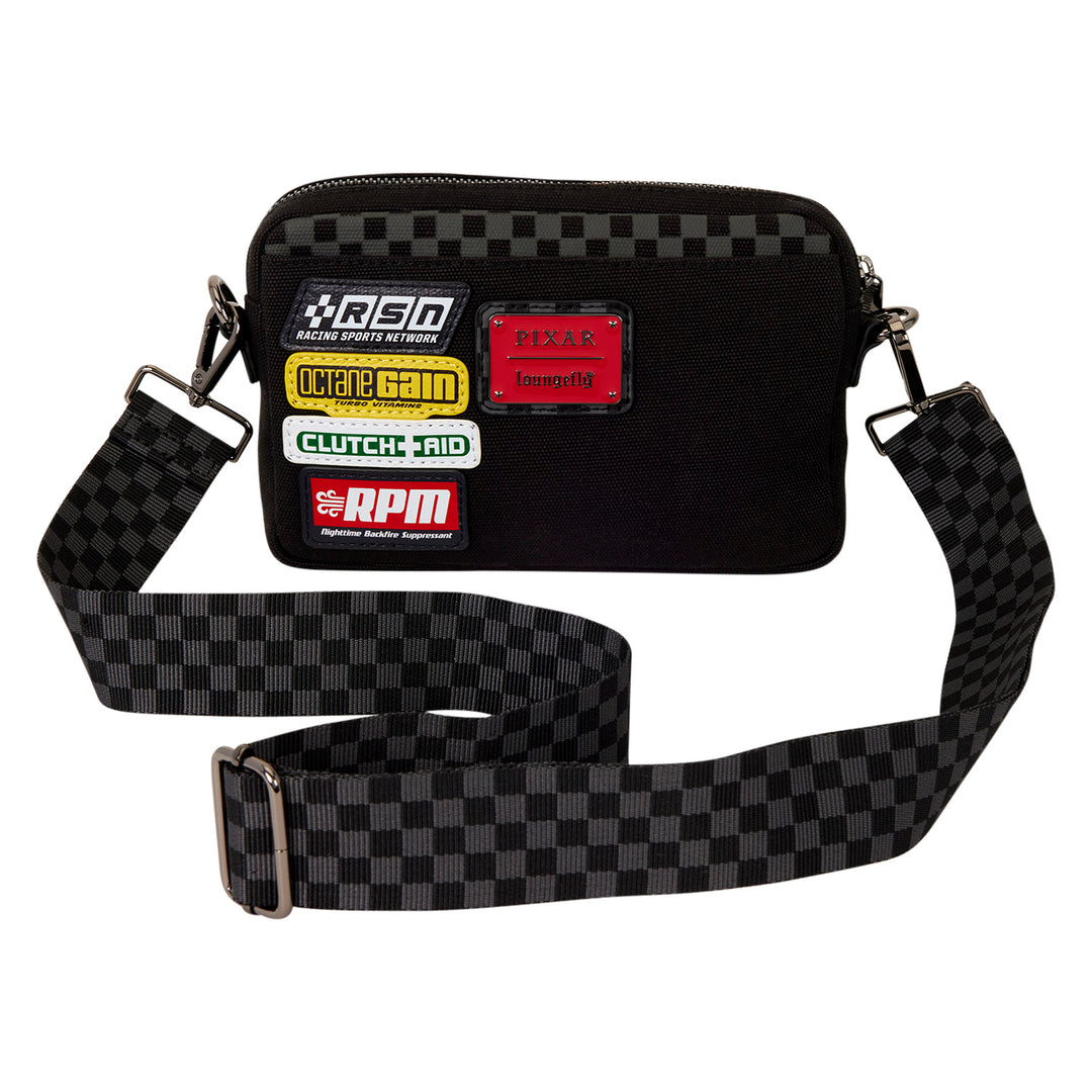 Loungefly Disney Pixar Cars 20th Anniversary Piston Cup Sling Crossbody Bag