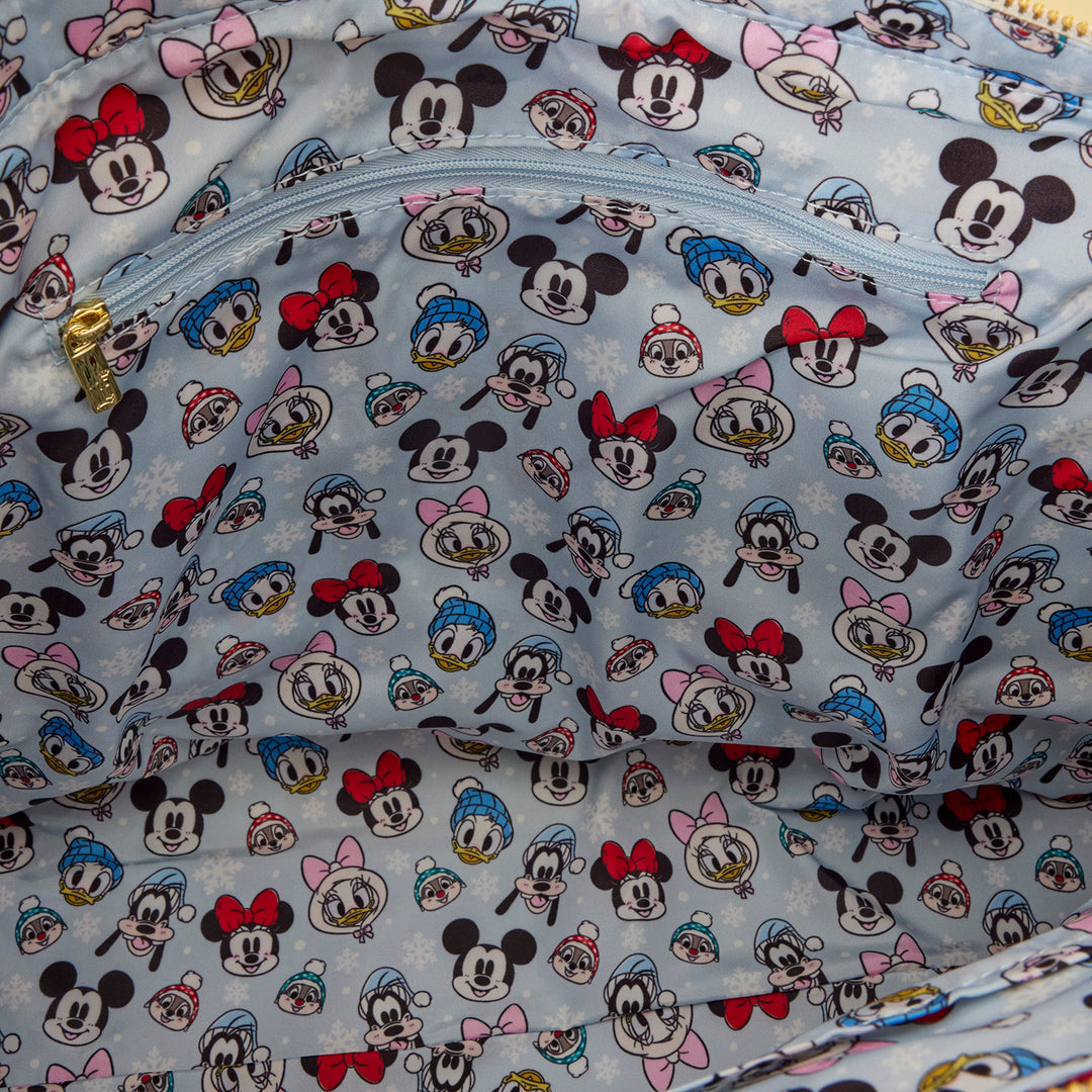 Loungefly Disney Mickey & Friends Puff Quilt Tote Bag