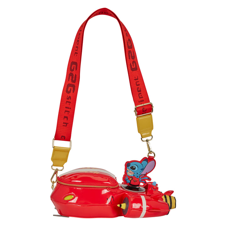 Loungefly Disney Lilo & Stitch Spaceship Figural Crossbody Bag