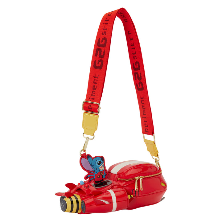 Loungefly Disney Lilo & Stitch Spaceship Figural Crossbody Bag
