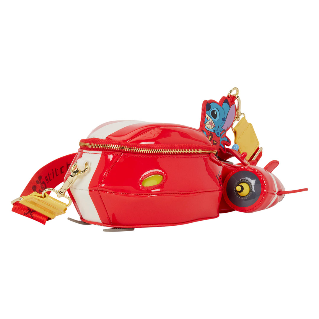 Loungefly Disney Lilo & Stitch Spaceship Figural Crossbody Bag