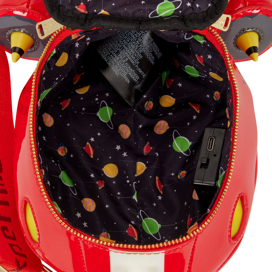 Loungefly Disney Lilo & Stitch Spaceship Figural Crossbody Bag