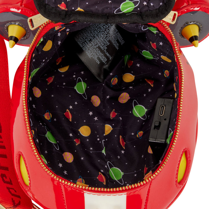 Loungefly Disney Lilo & Stitch Spaceship Figural Crossbody Bag