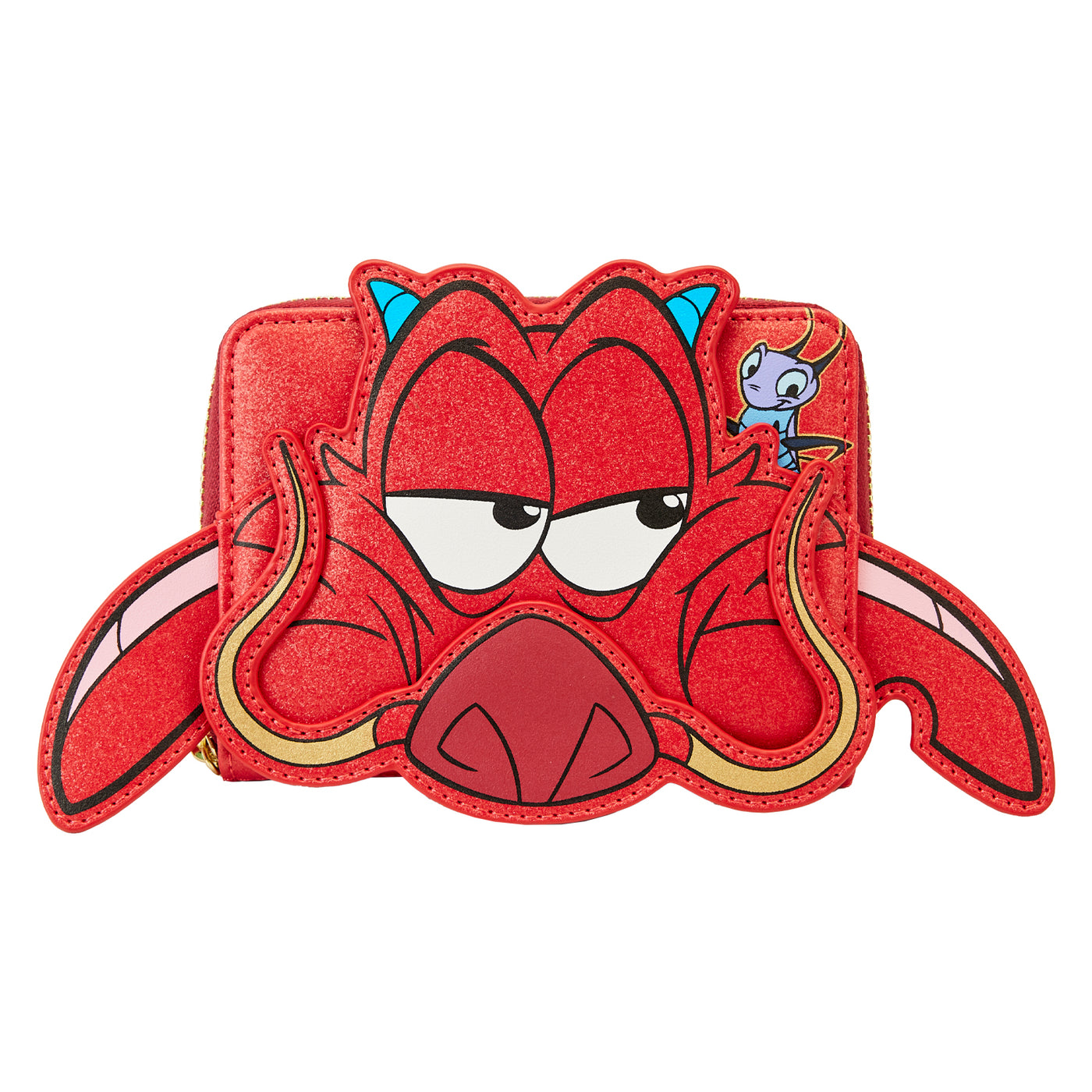 Disney Mulan 25th Anniversary Mushu Glitter Cosplay Wallet