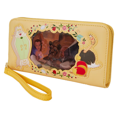 Loungefly Disney Princess The Beauty and the Beast Belle Lenticular Wallet Wristlet