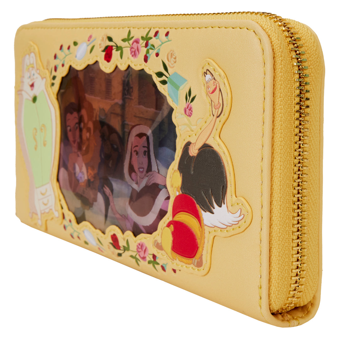 Loungefly Disney Princess The Beauty and the Beast Belle Lenticular Wallet Wristlet