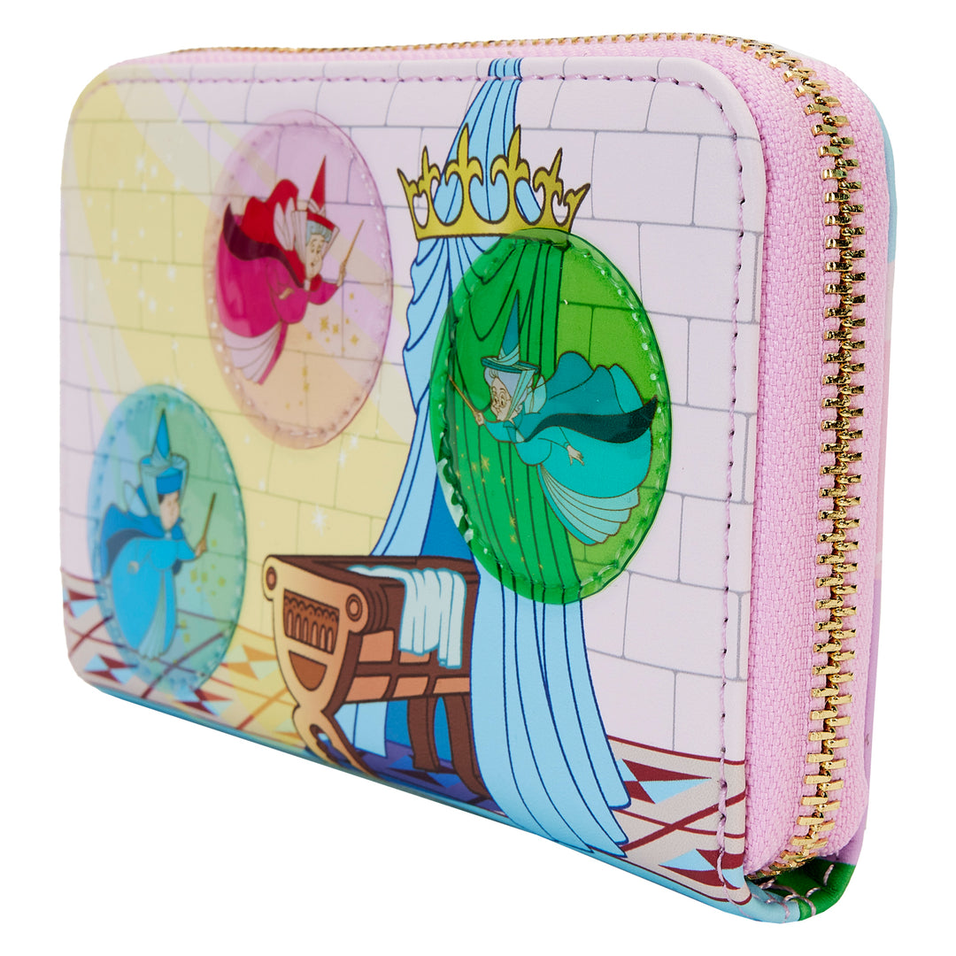 Disney Sleeping Beauty Stained Glass Castle Wallet