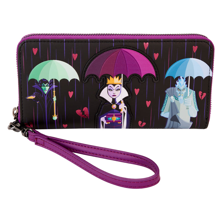 Disney Villains Curse Your Hearts Wristlet Wallet