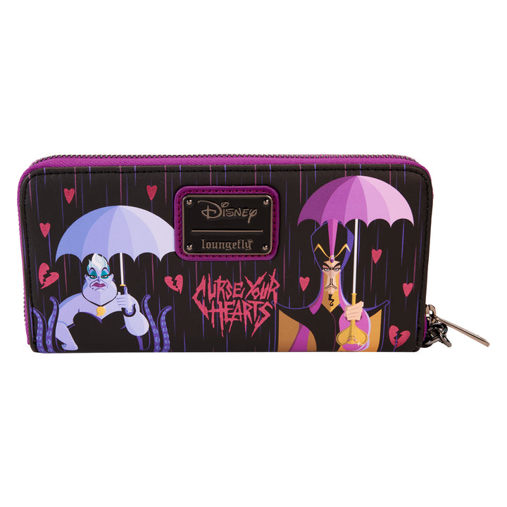 Disney Villains Curse Your Hearts Wristlet Wallet