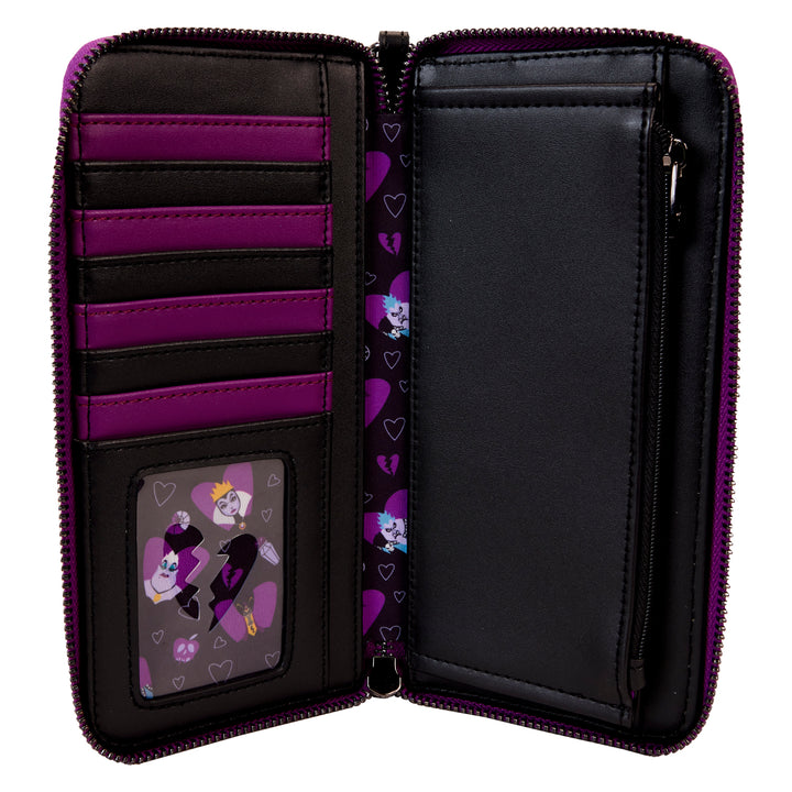 Disney Villains Curse Your Hearts Wristlet Wallet