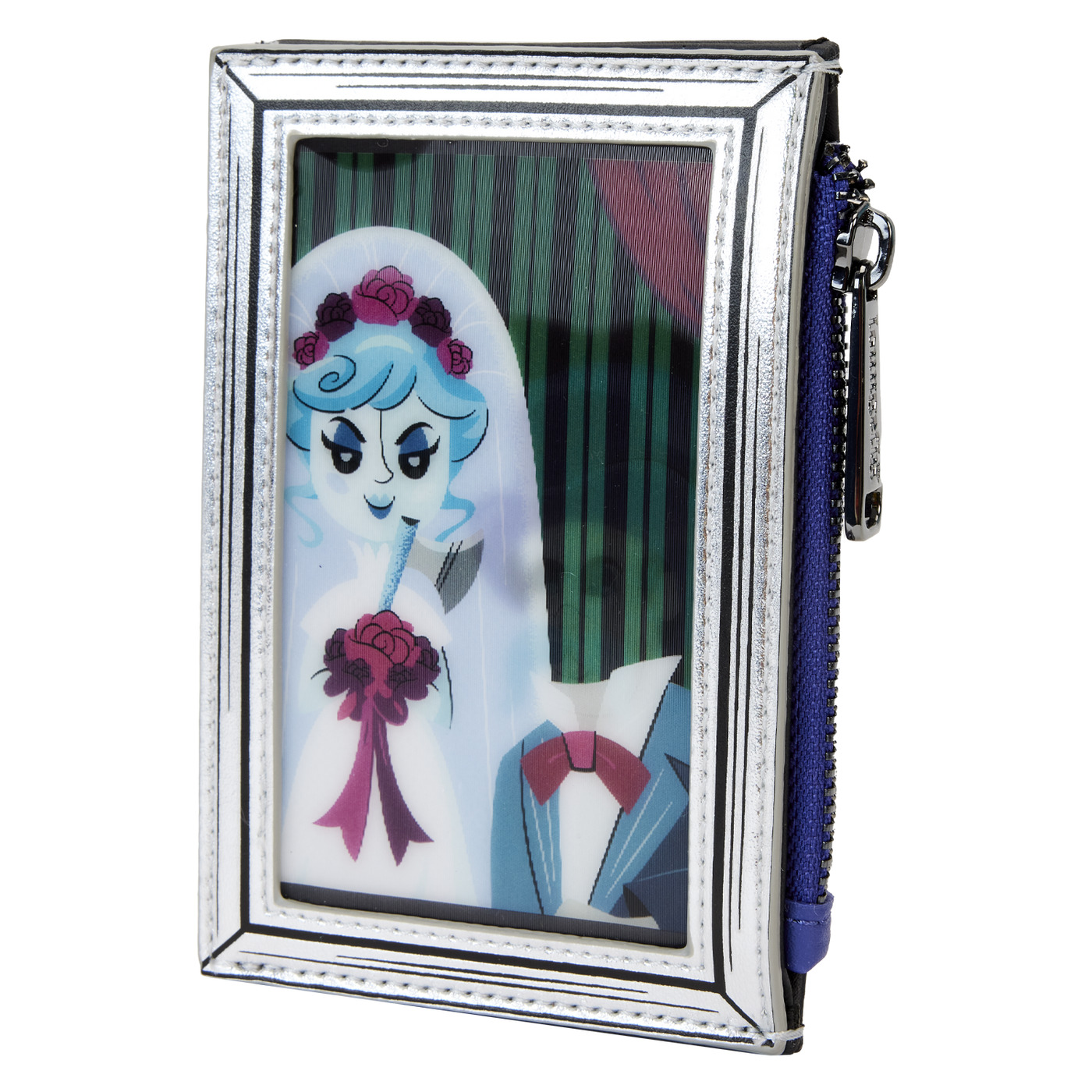 Loungefly Disney Haunted Mansion Black Widow Bride Lenticular Cardholder
