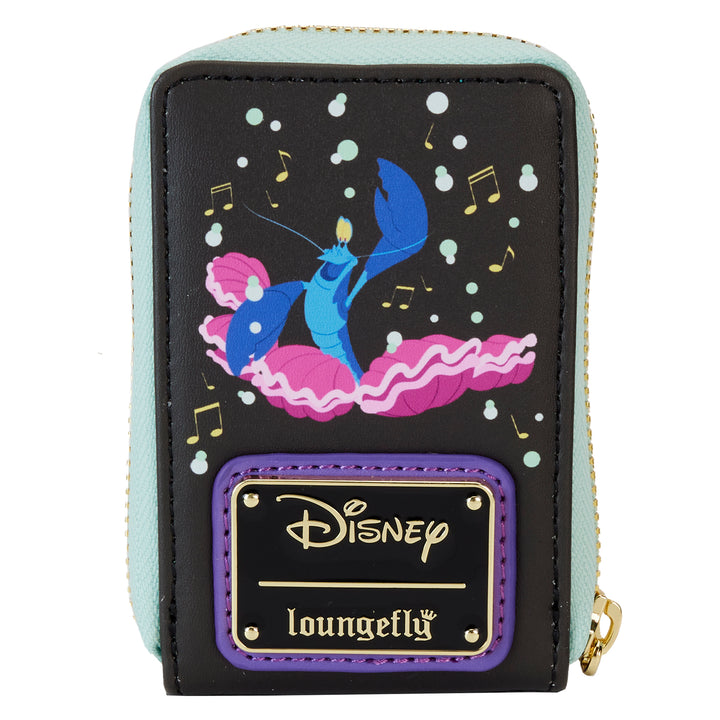 Loungefly Disney The Little Mermaid 35th Anniversary Glow in the Dark Accordion Wallet