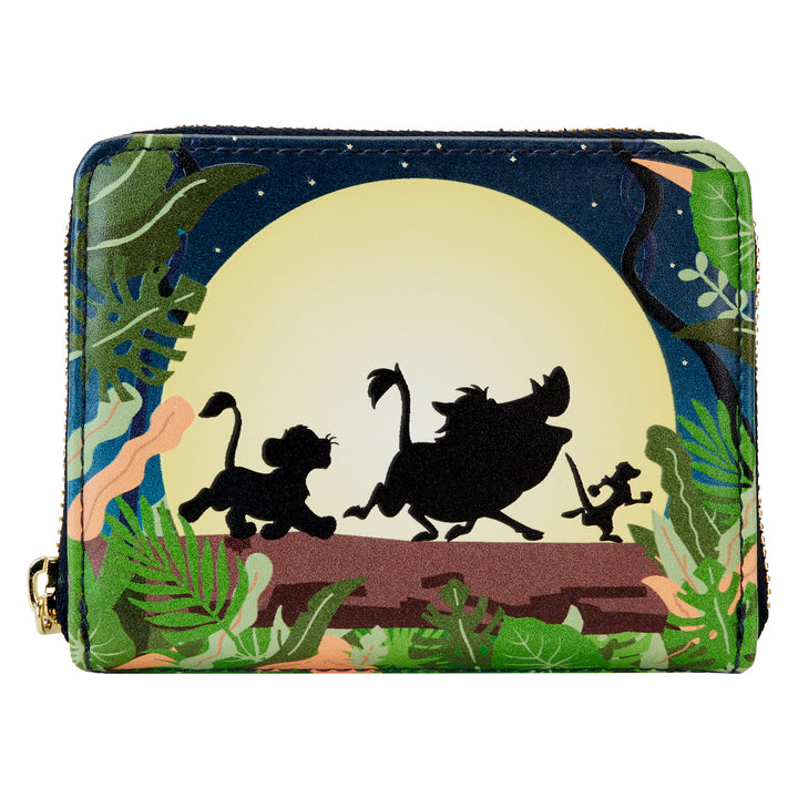 Loungefly Disney The Lion King 30th Anniversary Hakuna Matata Silhouette Glow in the Dark Wallet