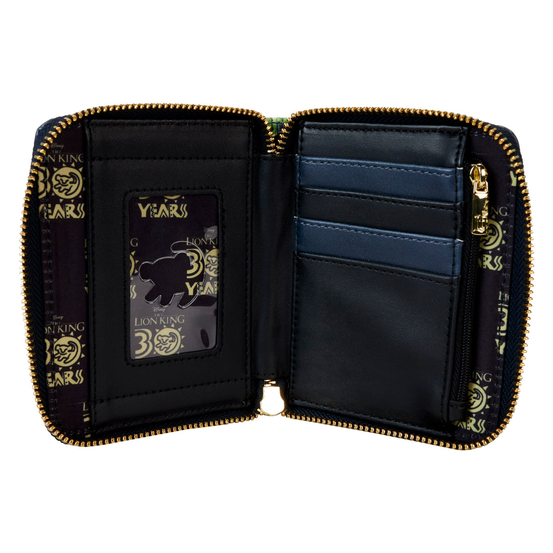 Loungefly Disney The Lion King 30th Anniversary Hakuna Matata Silhouette Glow in the Dark Wallet