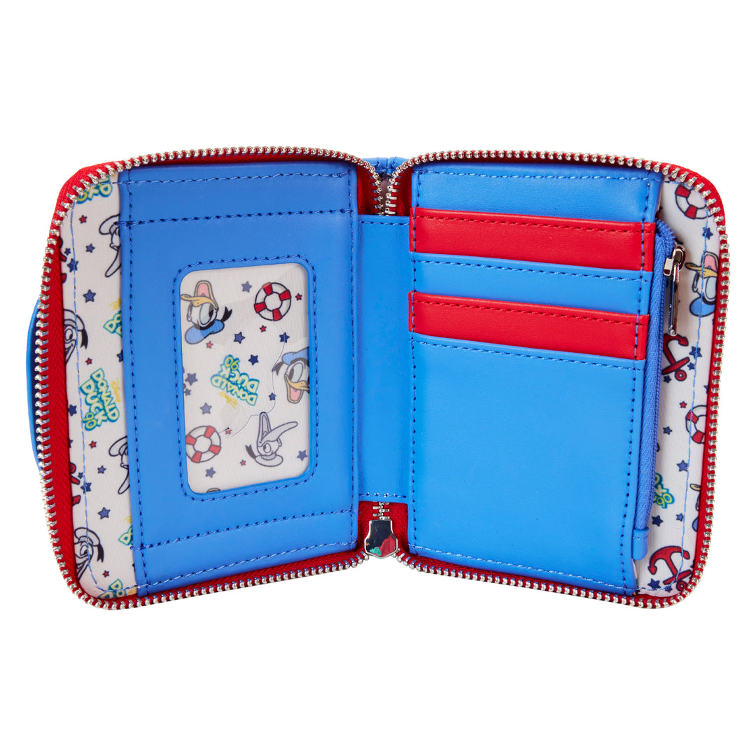 Loungefly Disney Donald Duck 90th Anniversary Wallet