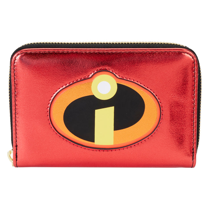 Loungefly Disney Pixar The Incredibles 20th Anniversary Metallic Cosplay Wallet