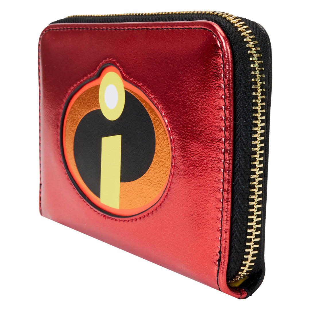 Loungefly Disney Pixar The Incredibles 20th Anniversary Metallic Cosplay Wallet