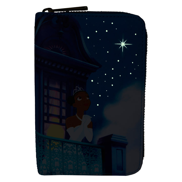 Loungefly Disney Princess and the Frog 15th Anniversary Glow in the Dark Wallet