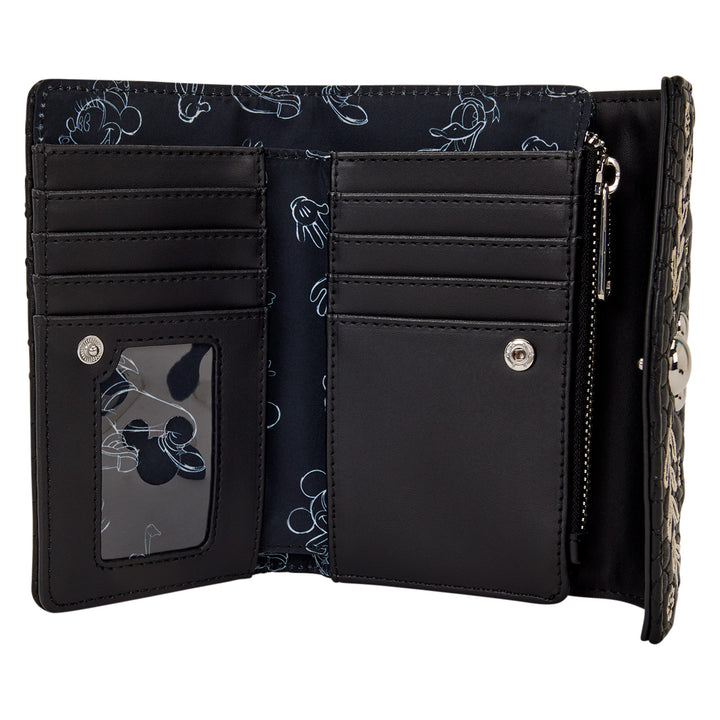 Loungefly Disney Mickey Mouse Artist Sketch Flap Wallet