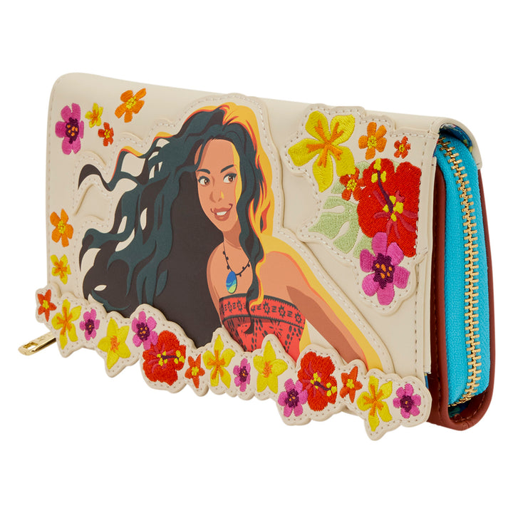 Loungefly Disney Moana Live Action Zip Around Wallet