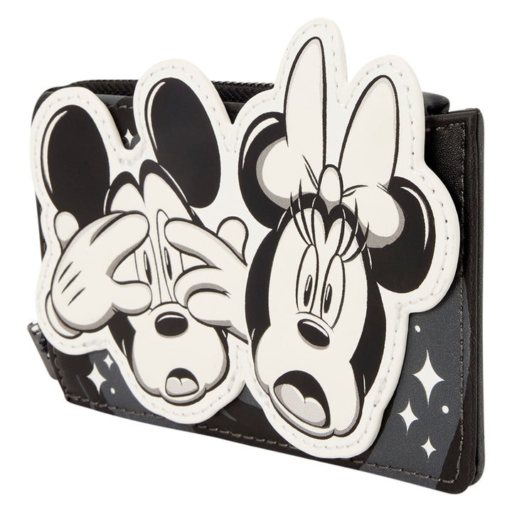 Loungefly Disney Mickey & Minnie Mouse Ghost Zip Around Card Holder