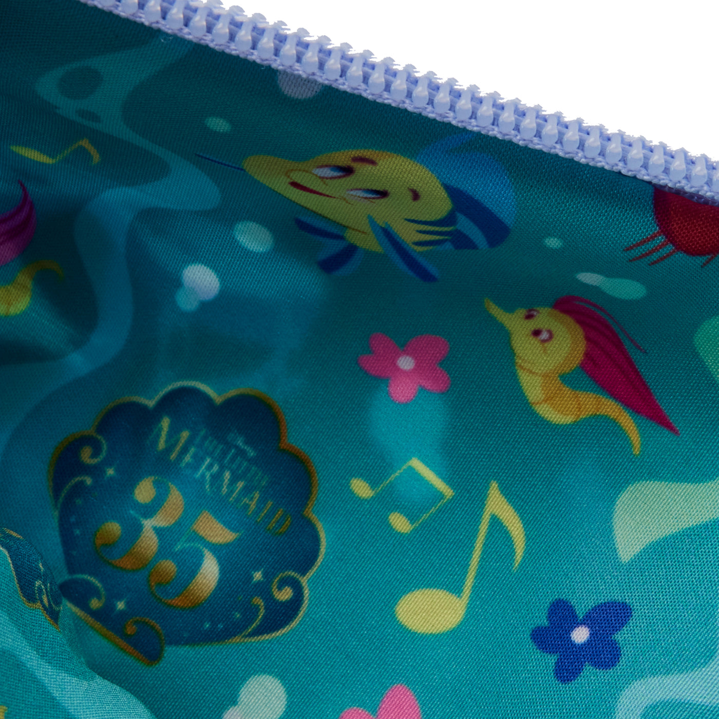Loungefly Disney The Little Mermaid 35th Anniversary Nylon Wristlet Wallet