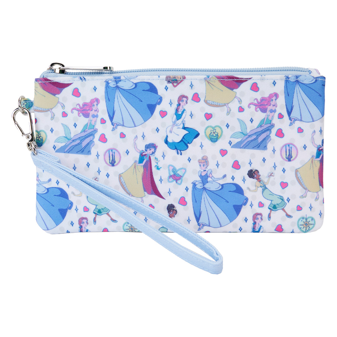 Loungefly Disney Princess Manga Style Nylon Wristlet Wallet