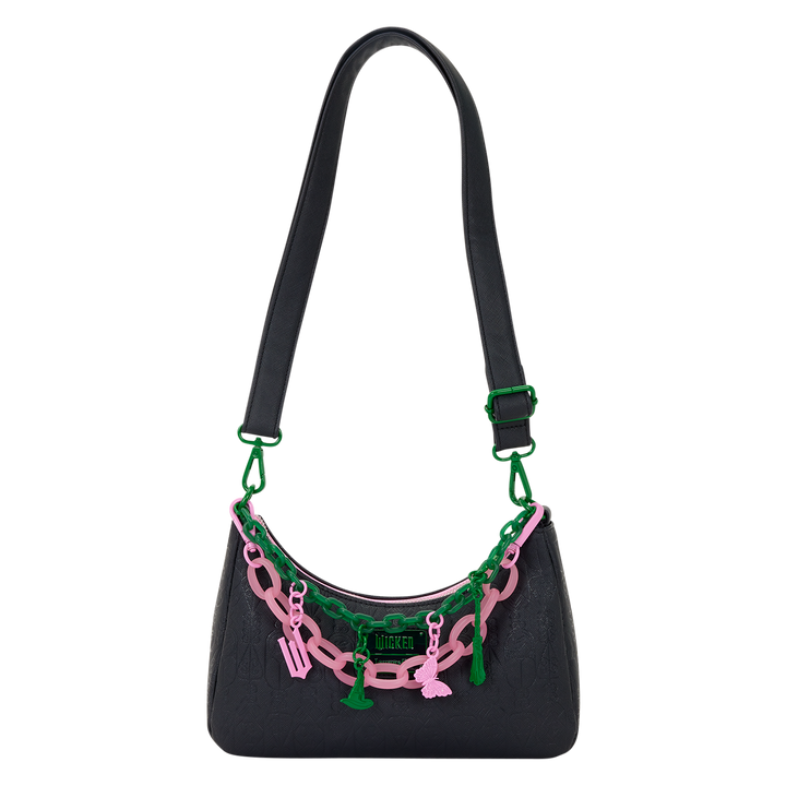 Loungefly Wicked: For Good Glinda & Elphaba Crossbody Bag with Charms