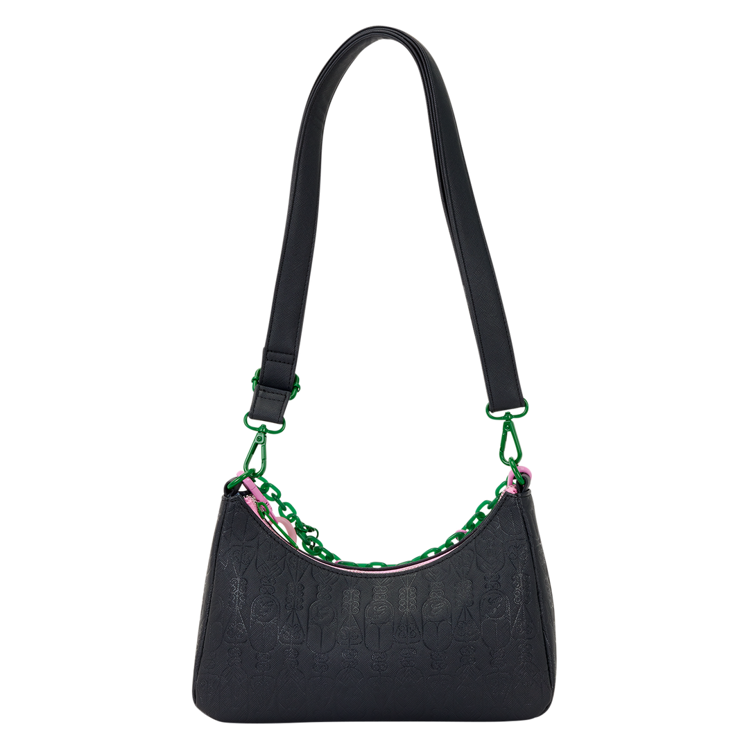 Loungefly Wicked: For Good Glinda & Elphaba Crossbody Bag with Charms