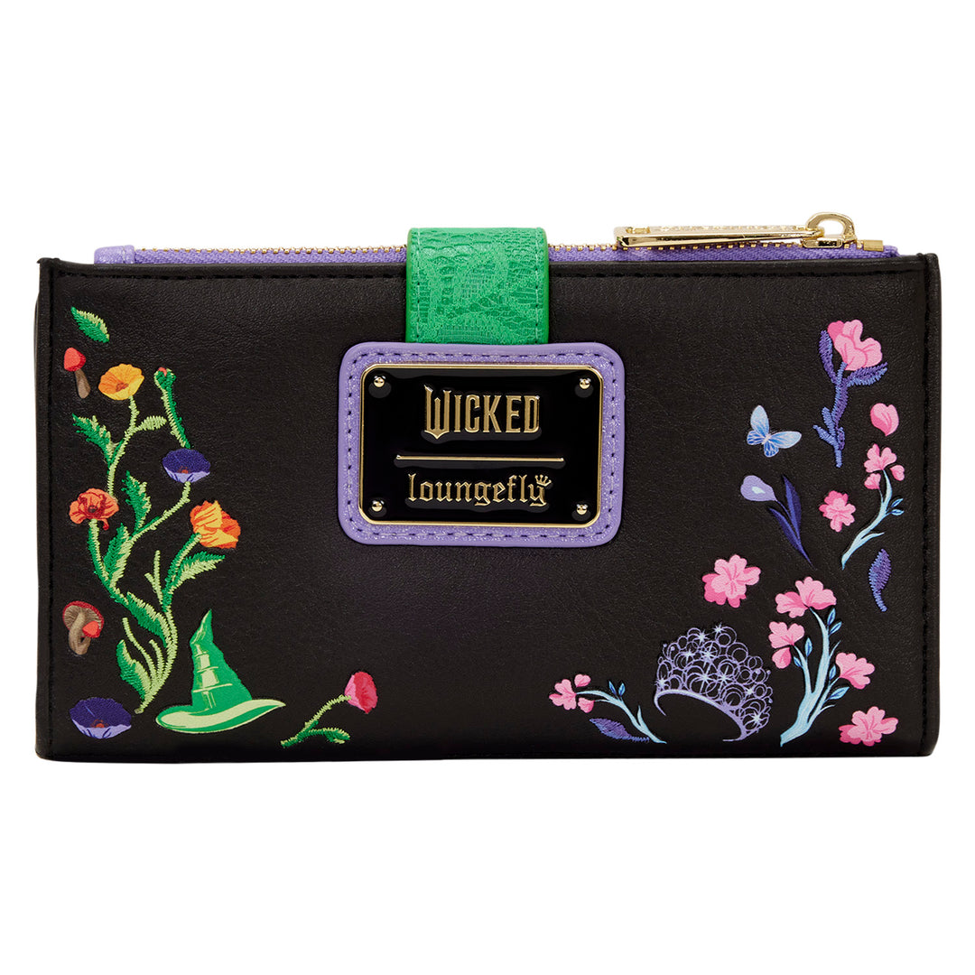 Loungefly Universal Wicked Glinda & Elphaba Floral and Lace Wallet