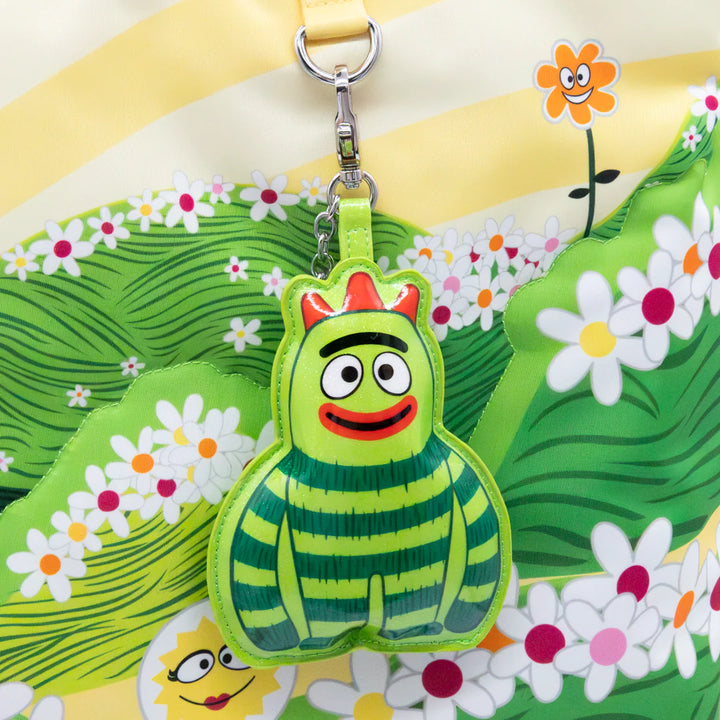 Whatever! Makes You Happy Yo Gabba Gabba Mystery Bag Glitter Vinyl Characters Padded Bag Charm