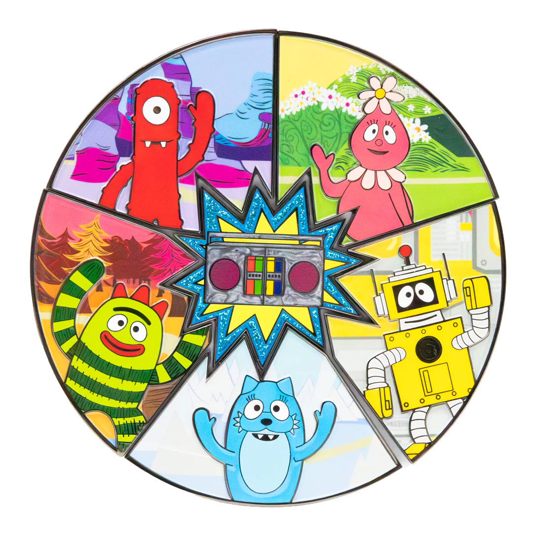 Whatever! Makes You Happy Yo Gabba Gabba Mystery Box Gabba Land Puzzle Enamel Pin