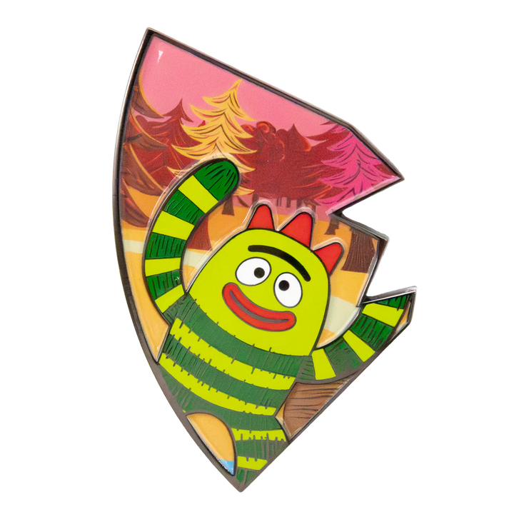 Whatever! Makes You Happy Yo Gabba Gabba Mystery Box Gabba Land Puzzle Enamel Pin