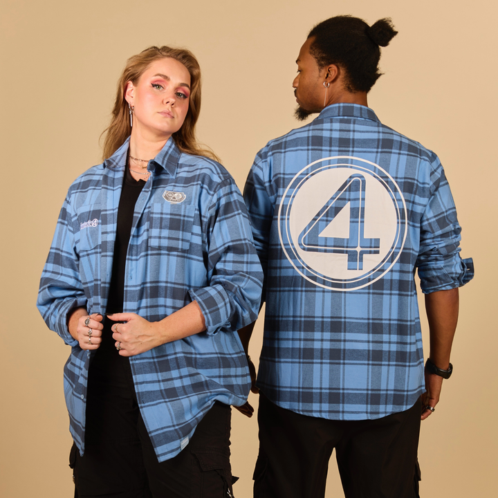 Cakeworthy Marvel Studios The Fantastic Four: First Steps Flannel Shirt