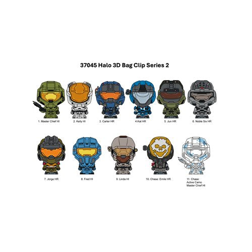 Halo Series 2 3D Foam Bag Clip