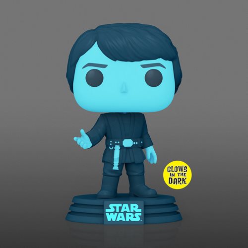 Funko Star Wars Return of the Jedi 40th Anniversary Luke Skywalker Hologram Glow in the Dark Pop! Vinyl Figure Exclusive