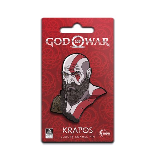God of War Kratos Luxury Icon Pin