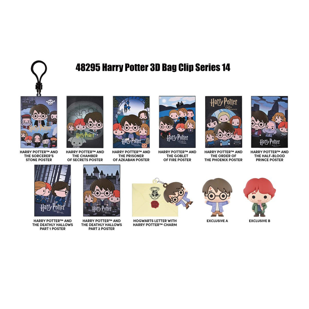 Harry Potter Poster Series 14 3D Foam Bag Clip