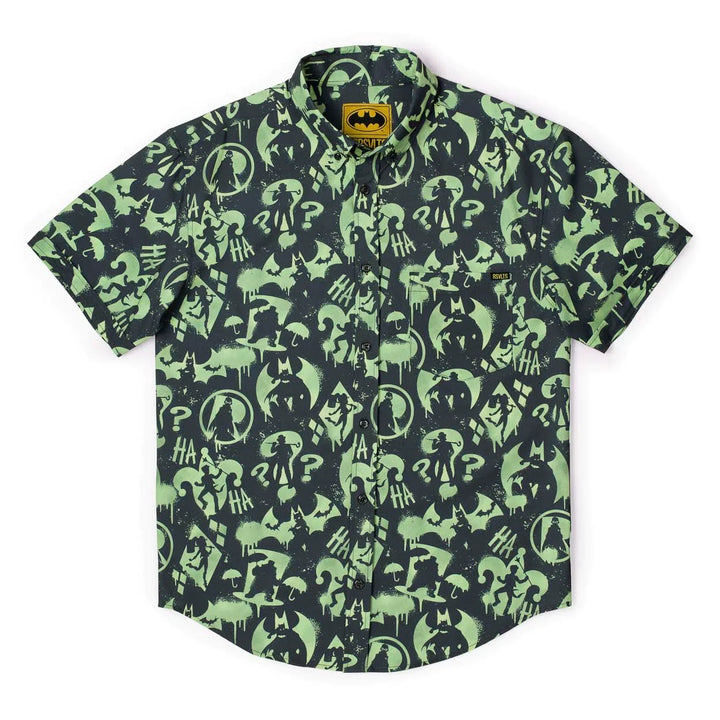 RSVLTS Batman 85th Anniversary "Gotham Graffiti" - KUNUFLEX Short Sleeve Shirt