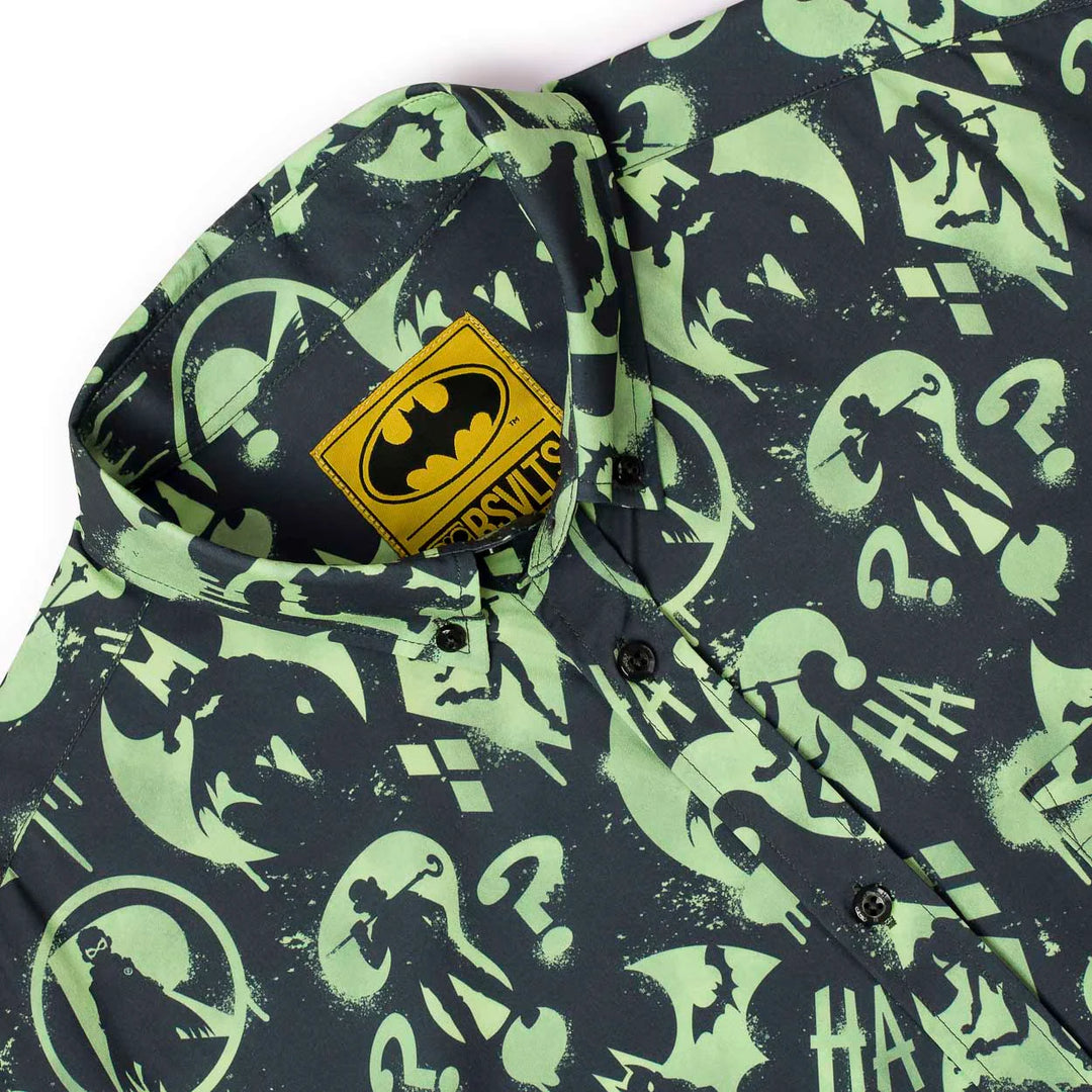 RSVLTS Batman 85th Anniversary "Gotham Graffiti" - KUNUFLEX Short Sleeve Shirt