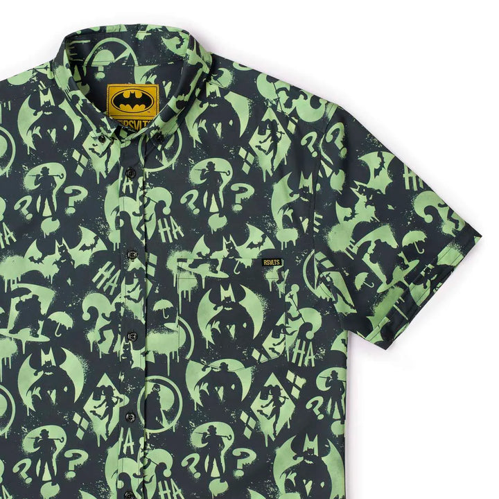 RSVLTS Batman 85th Anniversary "Gotham Graffiti" - KUNUFLEX Short Sleeve Shirt